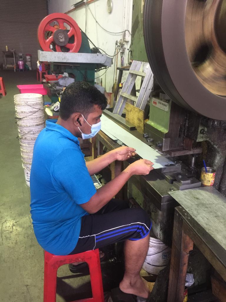 A-MAX Production - Stamping Process